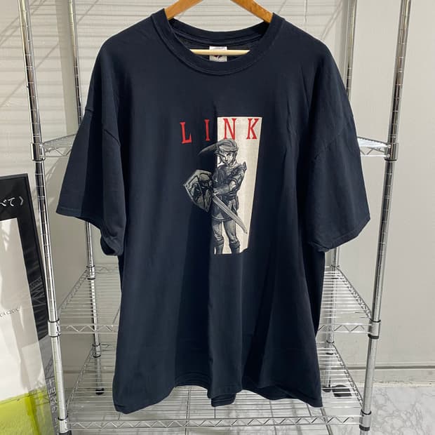 젤다의전설 스카페이스 패러디 00s 빈티지 게이밍 티셔츠