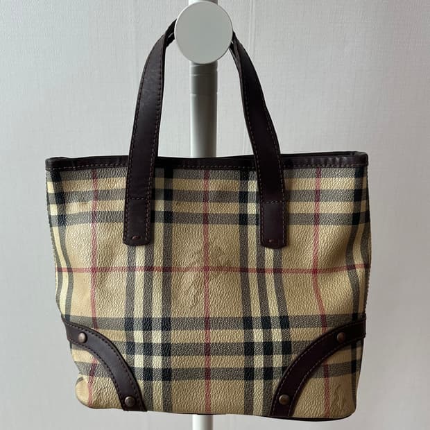 버버리 노바체크 토트백
