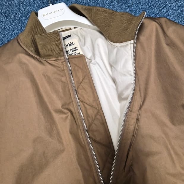 (XL) 나나미카 인슐레이션 바시티 자켓 베이지