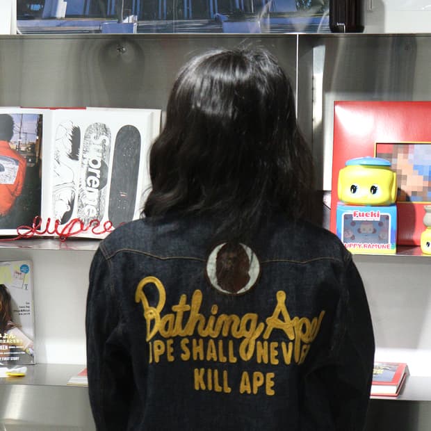 베이프 A BATHING APE Champion Denim Shirt