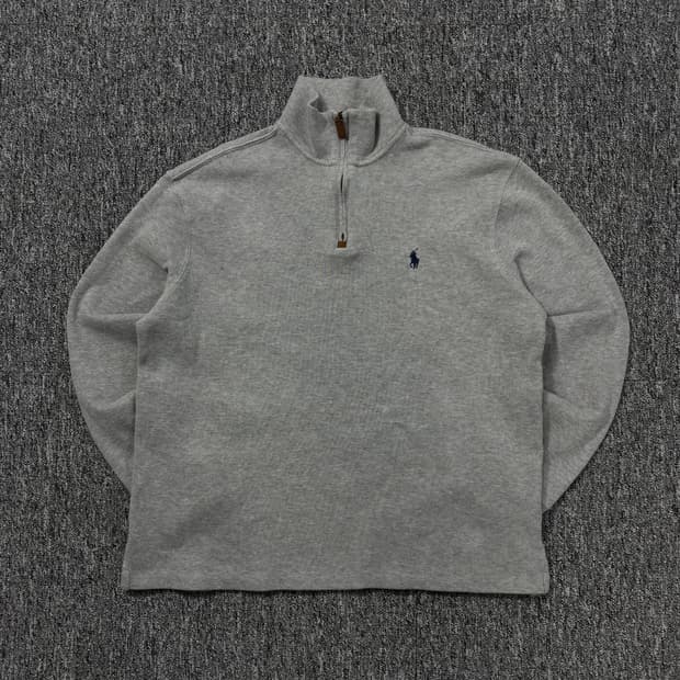 폴로 랄프로렌 하프집업 코튼 니트