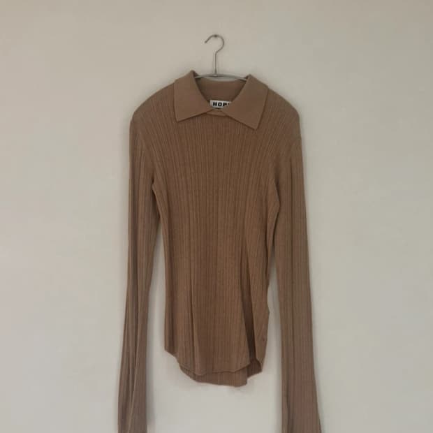 새상품) Hope 골지 카라 니트