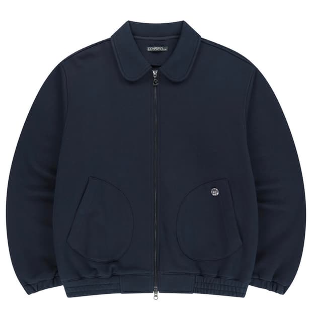 038 ROUND TRACK ZIP-UP NAVY