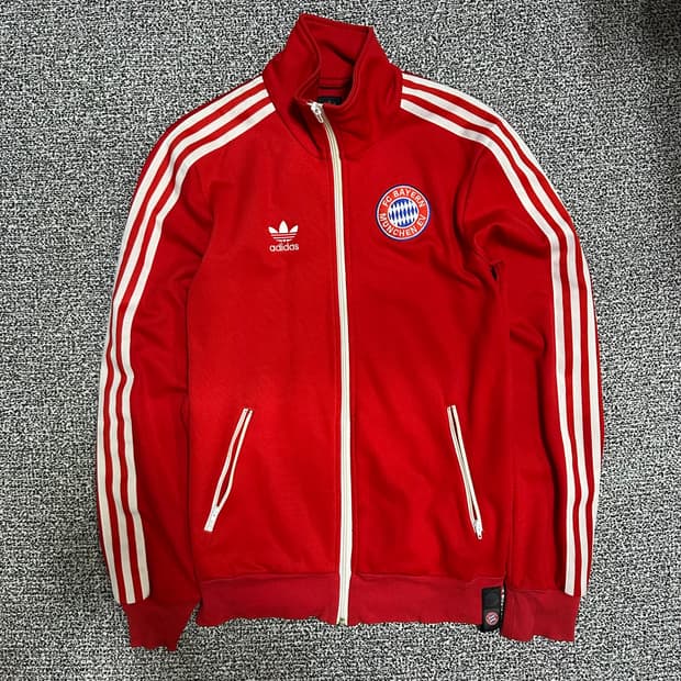 (90) 아디다스 바이에른 뮌헨 트랙탑 레드 져지