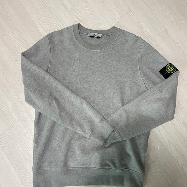 스톤아일랜드 맨투맨 24FW 헤더그레이 M