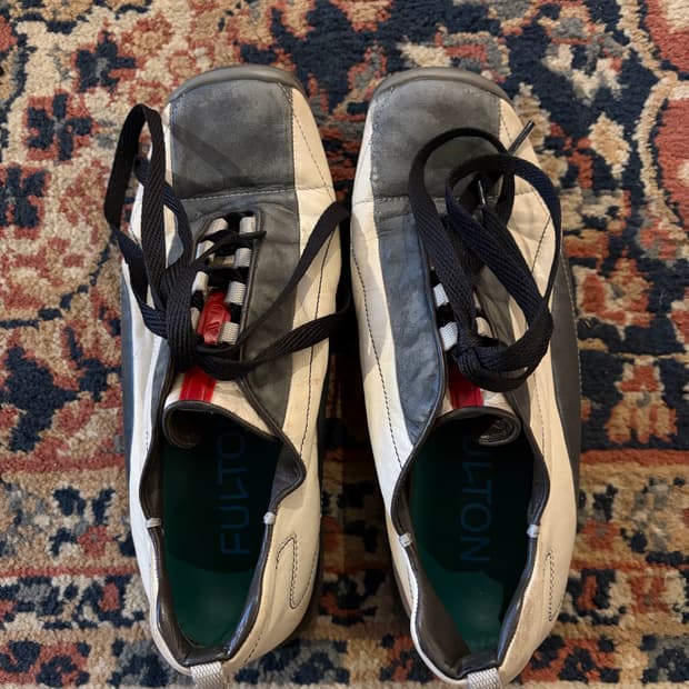 프라다 스포츠 멀티컬러 레더슈즈