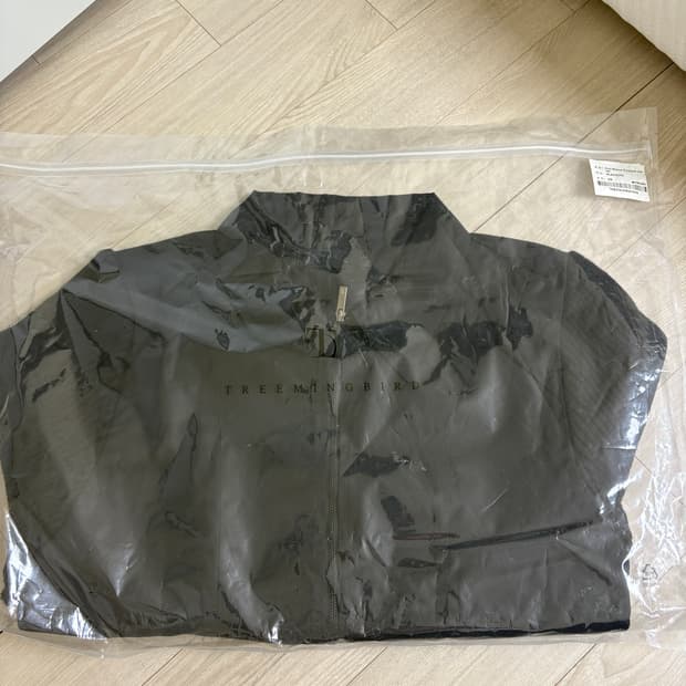 트리밍버드 니트 슬리브 크롭 자켓