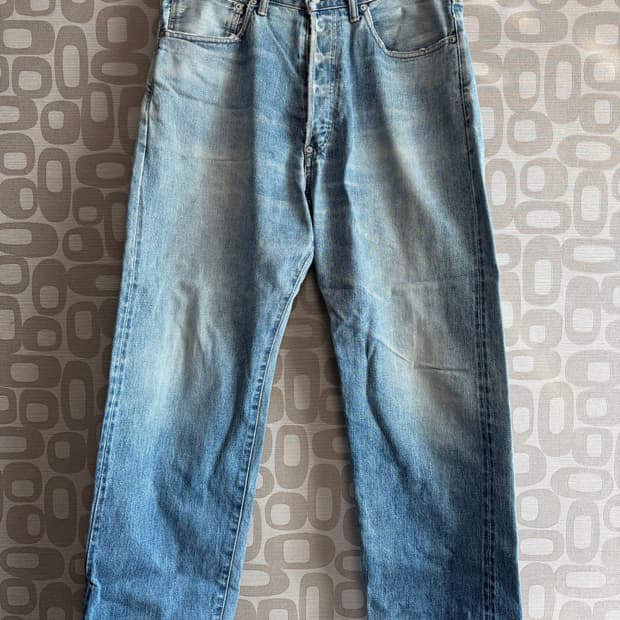 ORDINARY FITS  오디너리 핏츠 5포켓 반다나 데님 팬츠 32