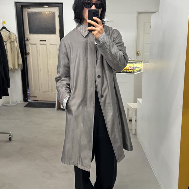 90s 조르지오 아르마니 나일론 코트