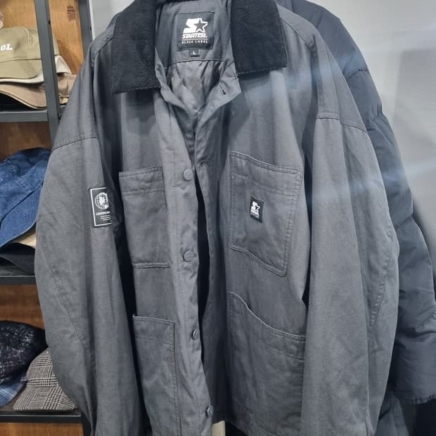 스타터 남성 차콜색 봄점퍼 자켓 105~110(L) 컨디션9/10