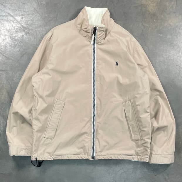 폴로 리버시블 블루종 자켓