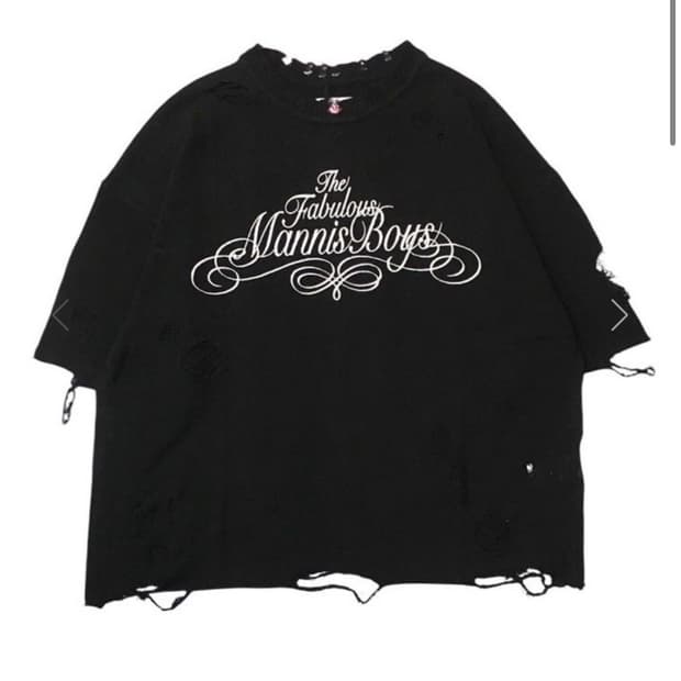 [신품] 카미야 Kamiya Distressed Knit T