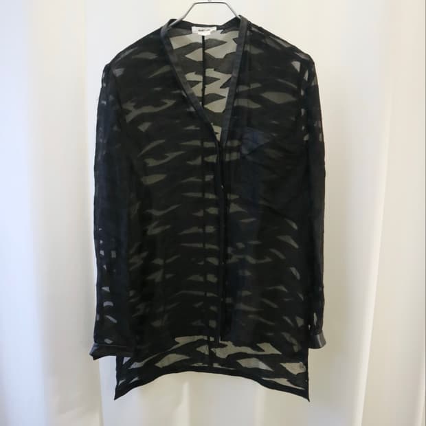 Helmut Lang see-through cardigan