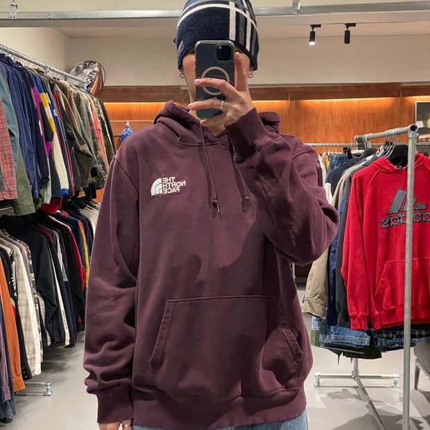 노스페이스 후드 티셔츠   