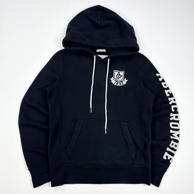 아베크롬비 og y2k 여성 베이직 후드티 네이비 여성S