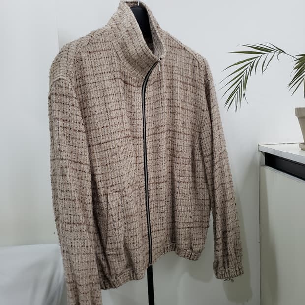 크러쉬어게인(CRUSHAGAIN) 트위드 트랙 자켓