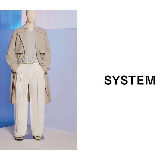 시스템옴므 개버딘 트렌치 코트 (SH2C1-WCT403M)