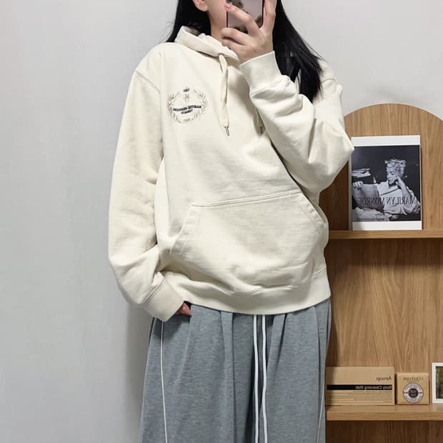 [정품] 마리떼프랑소와저버 베이지 후드티 [ M ]