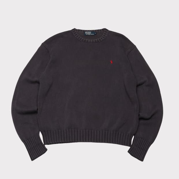 [L] 폴로 랄프로렌 워시드 코튼 니트