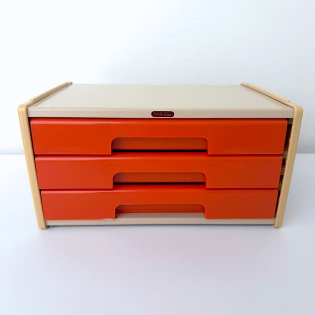 일본 쇼와 레트로 빈티지 인테리어 소품 서류케이스 보관함 제임스딘