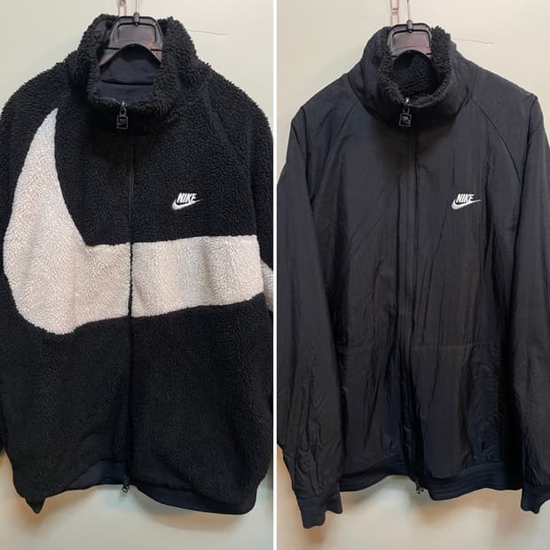 나이키 리버시블 후리스