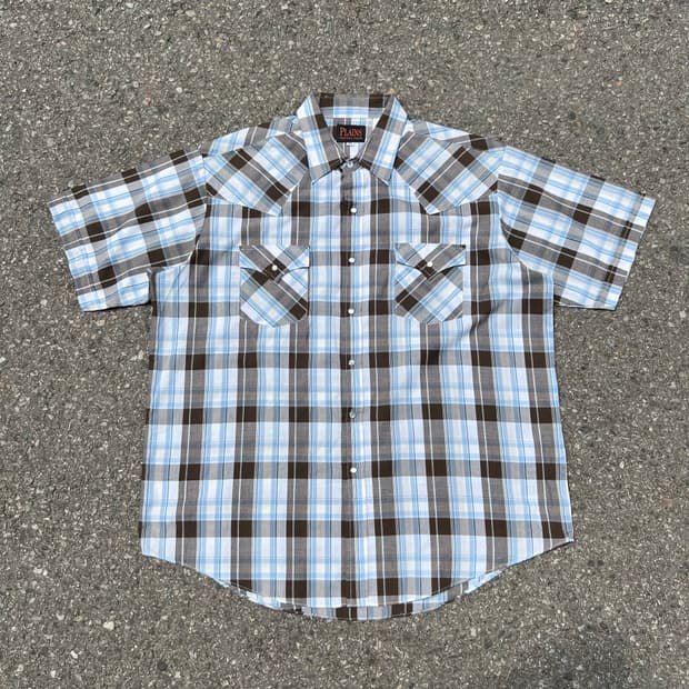 00‘s Plains Western Wear  웨스턴 셔츠