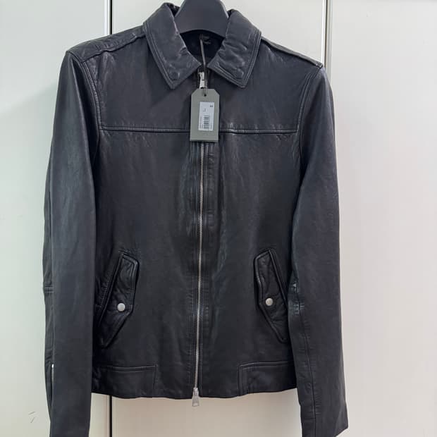 [M/새상품]올세인트 바스톤 가죽자켓