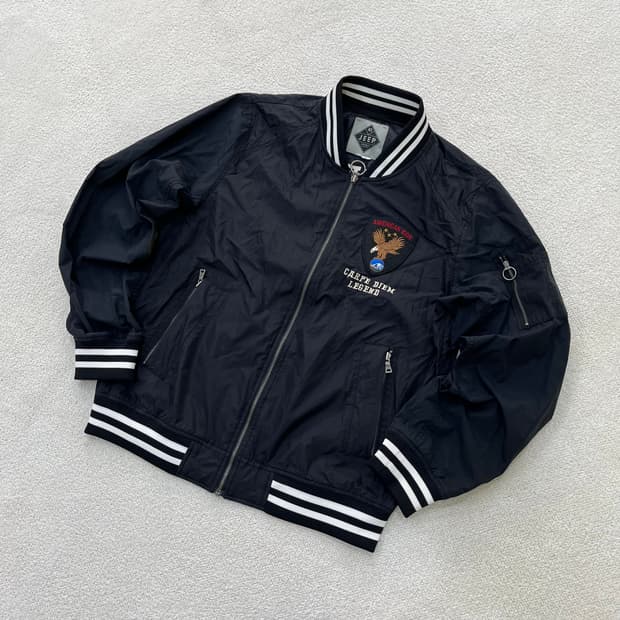 XL 지프 야구 항공 점퍼 0402M