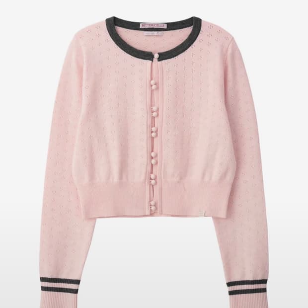 비터셀즈 C.G 포인텔 가디건-핑크