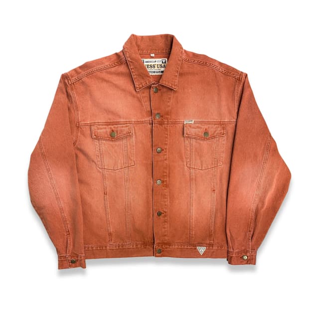 90s Guess by Georges Marciano 데님자켓 XXL
