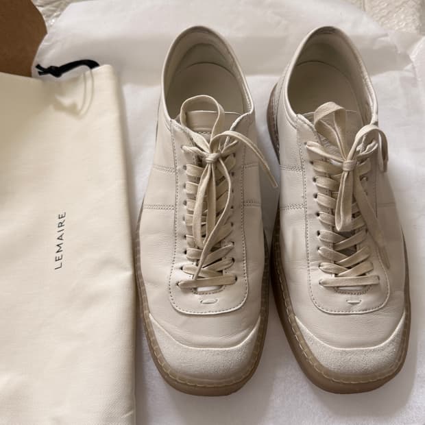 르메르 리놀륨 스니커즈 클레이화이트 40