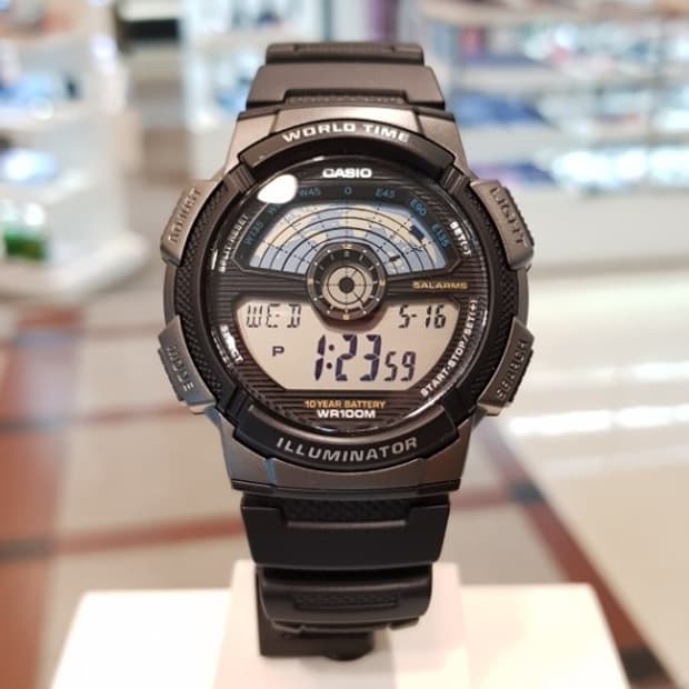 카시오 남송 우레탄 손목시계AE-1100W-1AVDF 판매