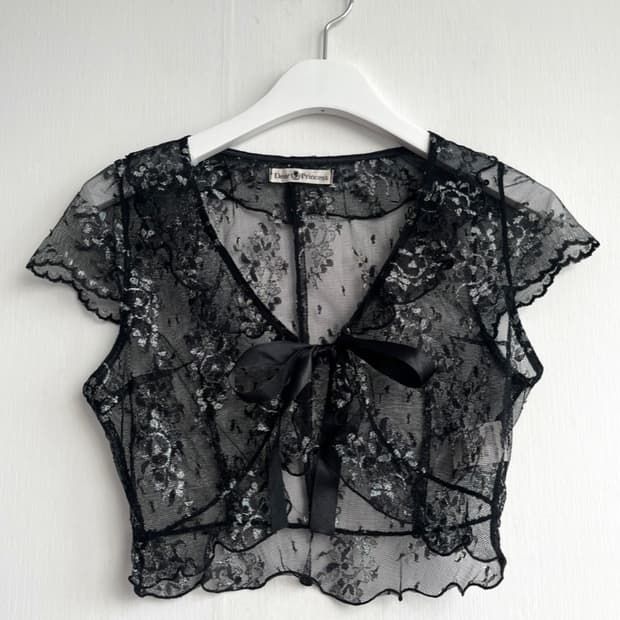 Dear Princess 고스 레이스 리본 볼레로