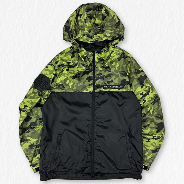 NBA 시카고불스 카모 바람막ㅇ
