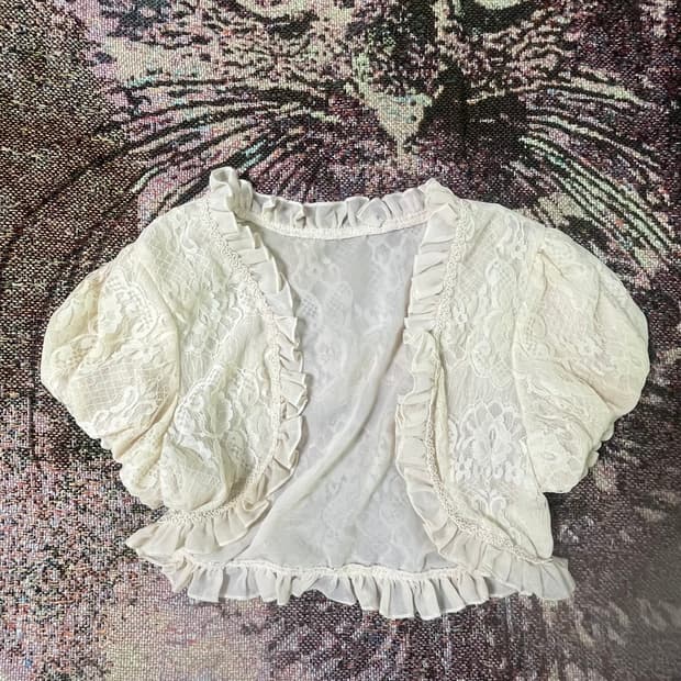 큐빈티지 큐빈 페어리 모리 볼레로 가디건