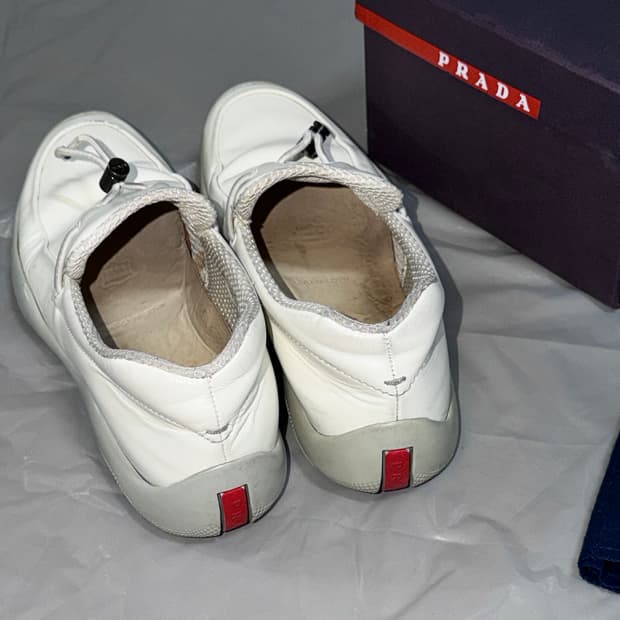 프라다 스포츠 토글 로퍼 38