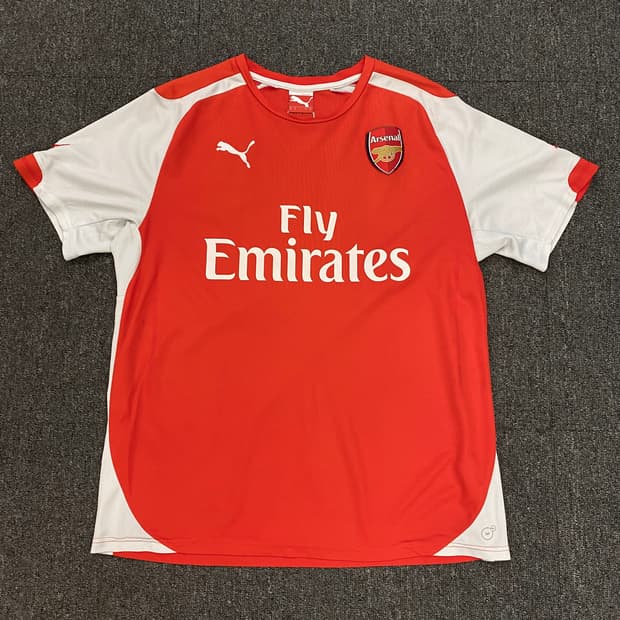 Puma 퓨마 아스날  15-16 하프 유니폼 반팔 티셔츠 
