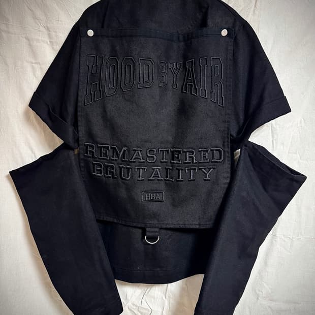 HOOD BY AIR (HBA) 16FW 버튼 업 셔츠 자켓