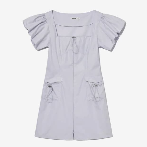 글로니 DETROIT PUFF DRESS Baby blue