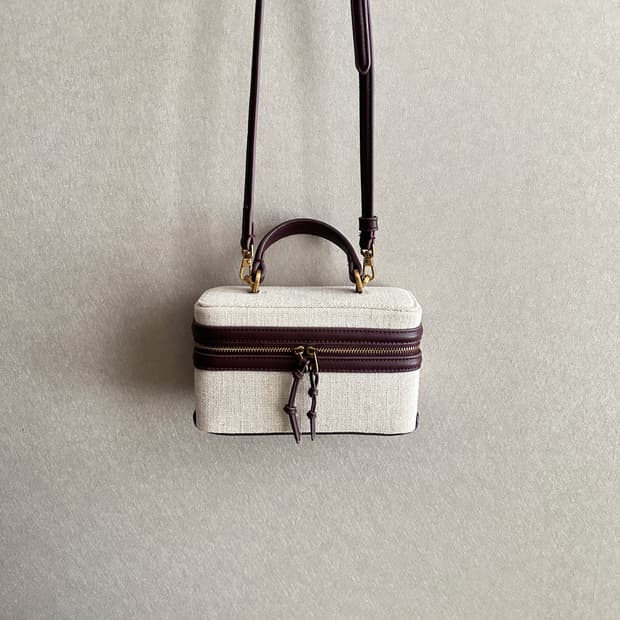 자라 하드백 버건디