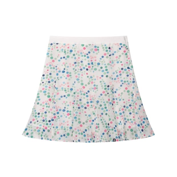 어스지구 VINTAGE CHIFFON MIDI SKIRT (BLUE)