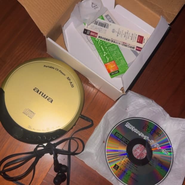 aiwa 아이와 포터블 cd플레이어 XP-A20