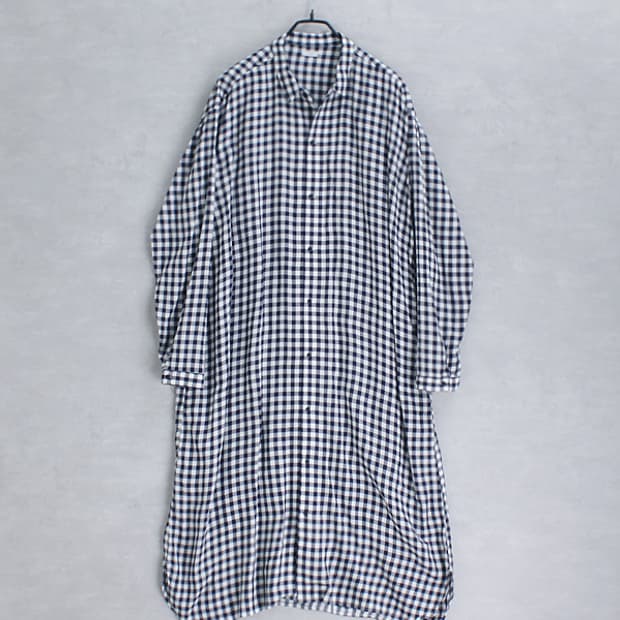 ichi _ modal silk check ops S5814