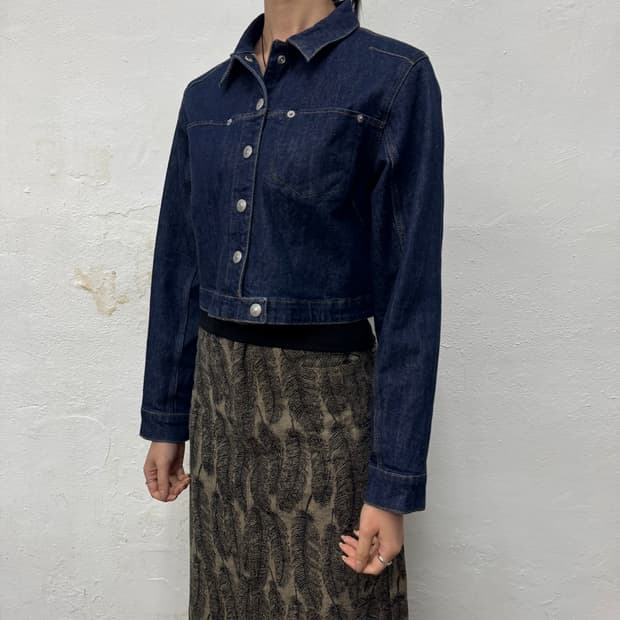 리바이스(Levi's) 인디고블루 LEJ 엔지니어드 쇼트 트러커 자켓