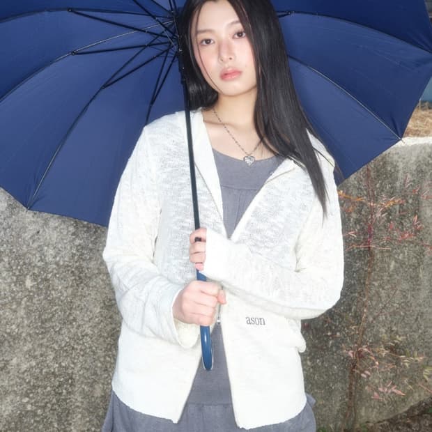 애즈온 KUMA HOOD ZIP-UP 쿠마 후드집업