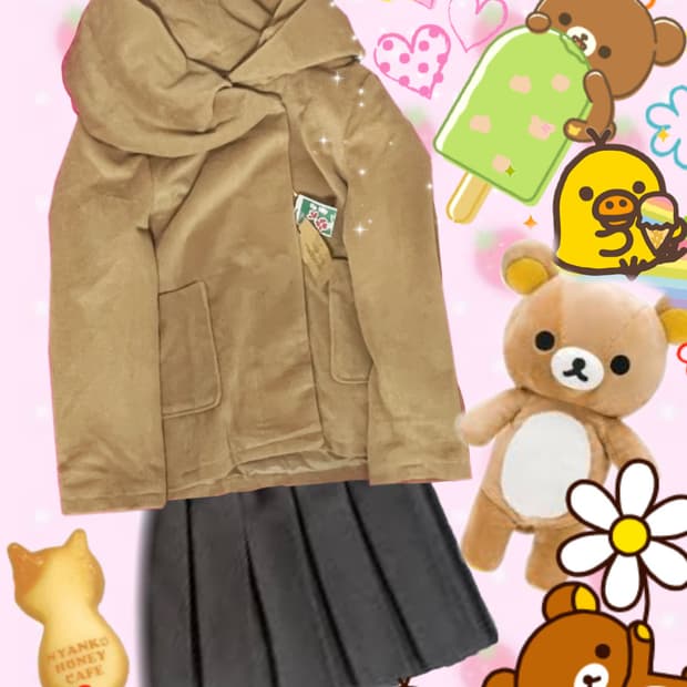 일본빈티지 누덕누덕 호떡 코트