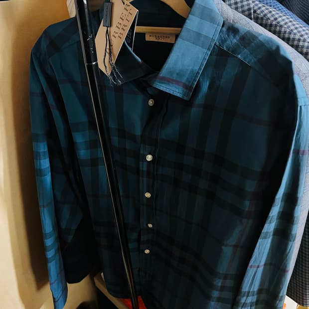 버버리 브릿 체크남방셔츠 드립니다[정품]