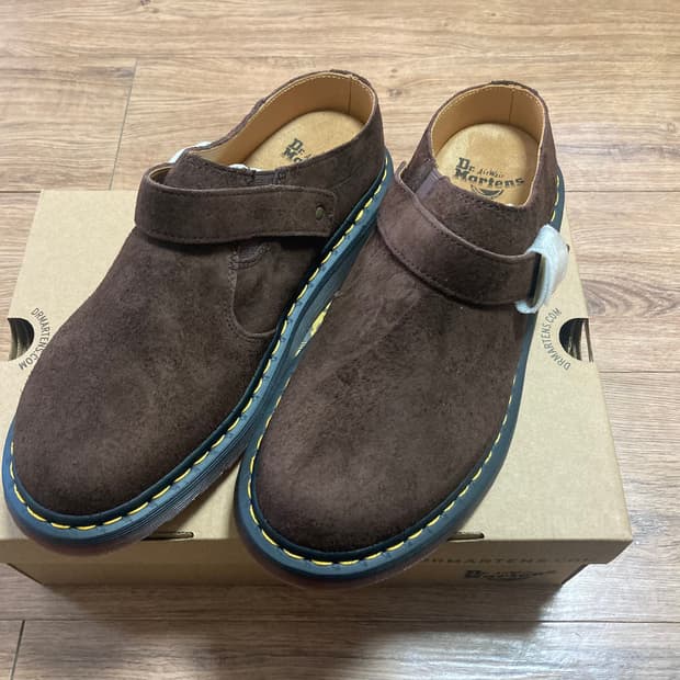 [280] 닥터마틴 아이샴 샌들 뮬 클로그 / 다크 브라운