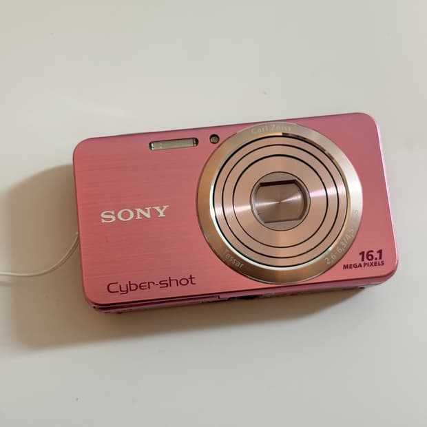 소니 핑크 디카 dsc-w630 