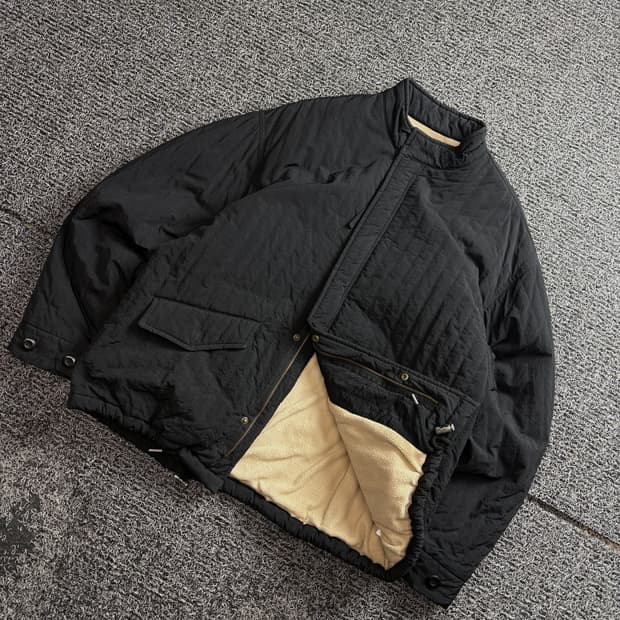 라퍼지스토어 플리스 안감 유틸리티 숏 점퍼 자켓 3203